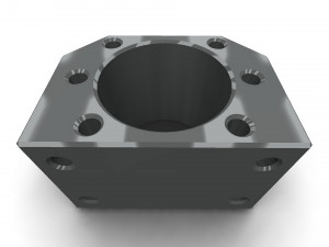 The ball screw nut holder Model 3D