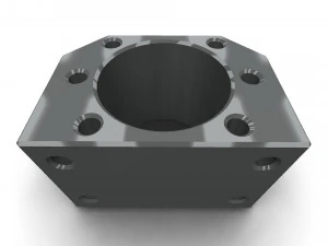 The ball screw nut holder 3D Model