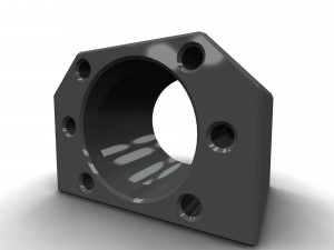 The ball screw nut holder Model 3D