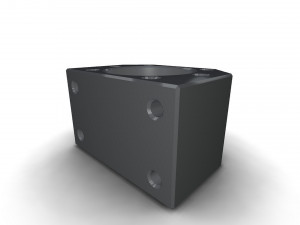 The ball screw nut holder Model 3D