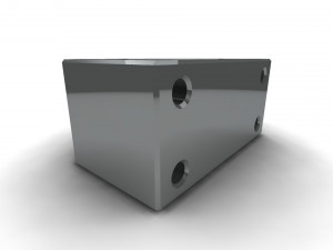 The ball screw nut holder Model 3D