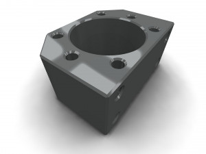 The ball screw nut holder Model 3D
