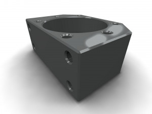The ball screw nut holder Model 3D