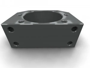 The ball screw nut holder 3D Model