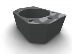 The ball screw nut holder Model 3D