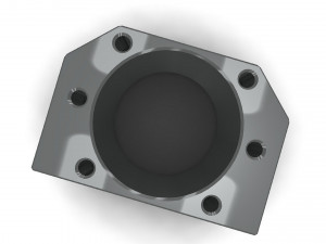 The ball screw nut holder Model 3D