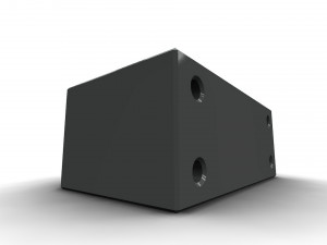The ball screw nut holder Model 3D