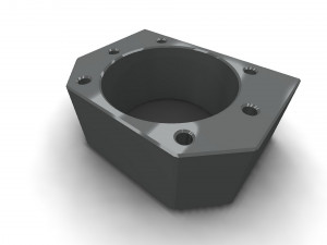 The ball screw nut holder Model 3D