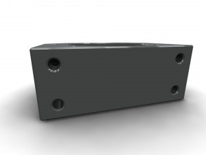 The ball screw nut holder Model 3D