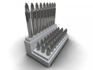 de um suporte para bits Modelo de Impressão 3D