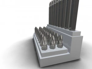 of a stand for bits 3D Print Model