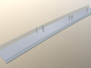 Simple bridge Modelo 3D