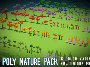ローポリネイチャーパック 3Dモデル