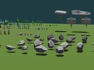 Low Poly Nature Pack Model 3D