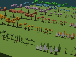 Low Poly Nature Pack Model 3D