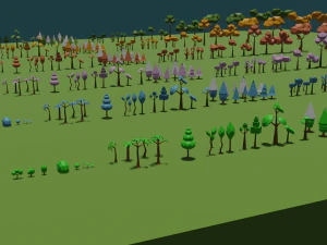 Low Poly Nature Pack 3D Model