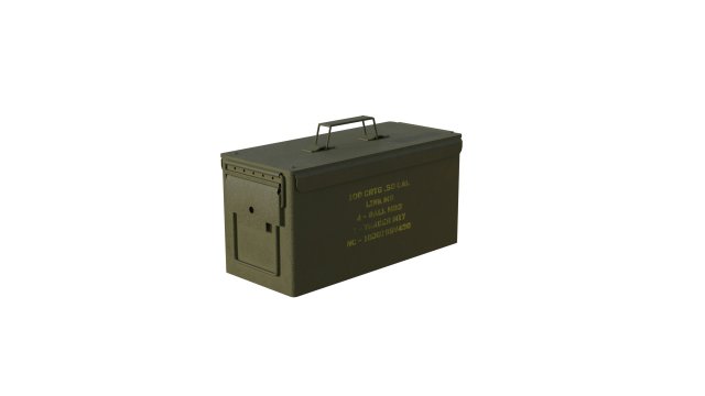 Ammo Box Low-poly Modello 3D .c4d .max .obj .3ds .fbx .stl .blend 