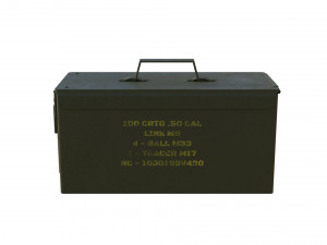 Ammo Box Low-poly Modello 3D