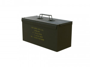 Ammo Box Low-poly Modello 3D