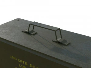 Ammo Box Low-poly 3D Model