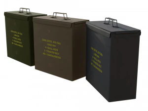 Ammo Box Pack 3D Model