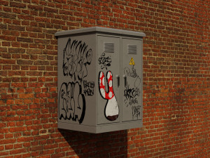 Electricity box 3D Model