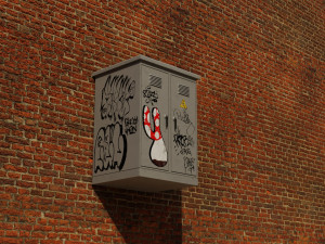 Electricity box Modello 3D