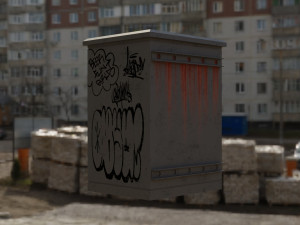 Electricity box Modello 3D