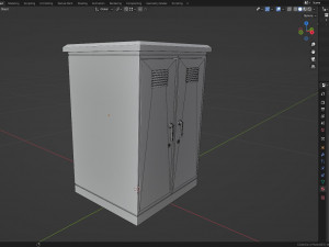 Electricity box Modello 3D