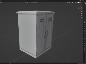 Electricity box 3D Model