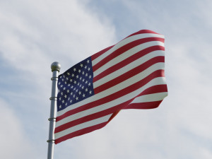 Animated US Flags 3Dモデル