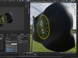 Animated US Flags 3Dモデル