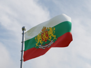 Animated Bulgaria Flags 3D मॉडल