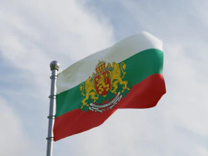Animated Bulgaria Flags 3D Model
