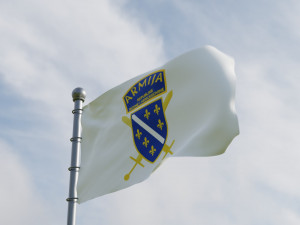Animated Bosnia and Herzegovina Flags 3Dモデル