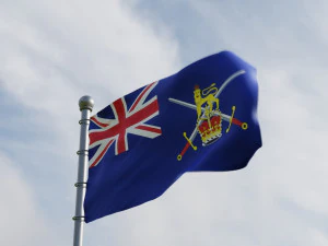 Animated United Kingdom Flags 3D Model