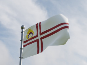 Animated Latvia Flags Model 3D