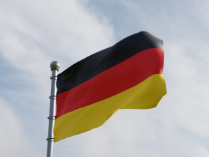 Animated Germany Flags 3D मॉडल