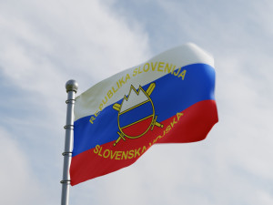 Animated Slovenia Flags 3Dモデル