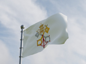 Animated Vatican Flags 3D मॉडल