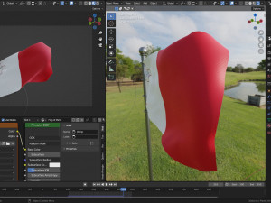 Animated Malta Flags 3D 3D Model