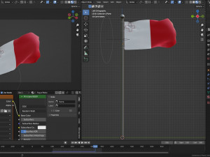 Animated Malta Flags 3D 3D Model