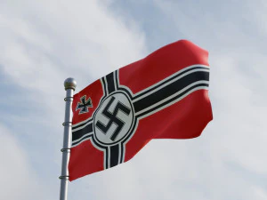 Animated German WW2 Flag Pack 3D Model