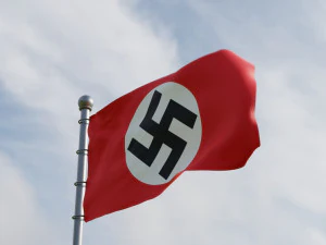 Animated German WW2 Flag Pack 3D Model