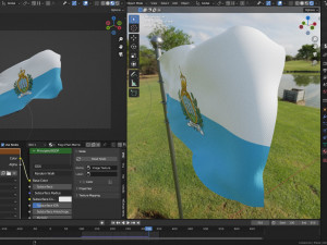 Animated San Marino Flags 3Dモデル