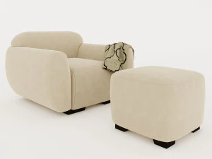 SINGLE SOFA 3D Model