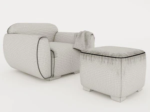 SINGLE SOFA 3D Model