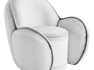 DAINTY ARMCHAIR 3D Model