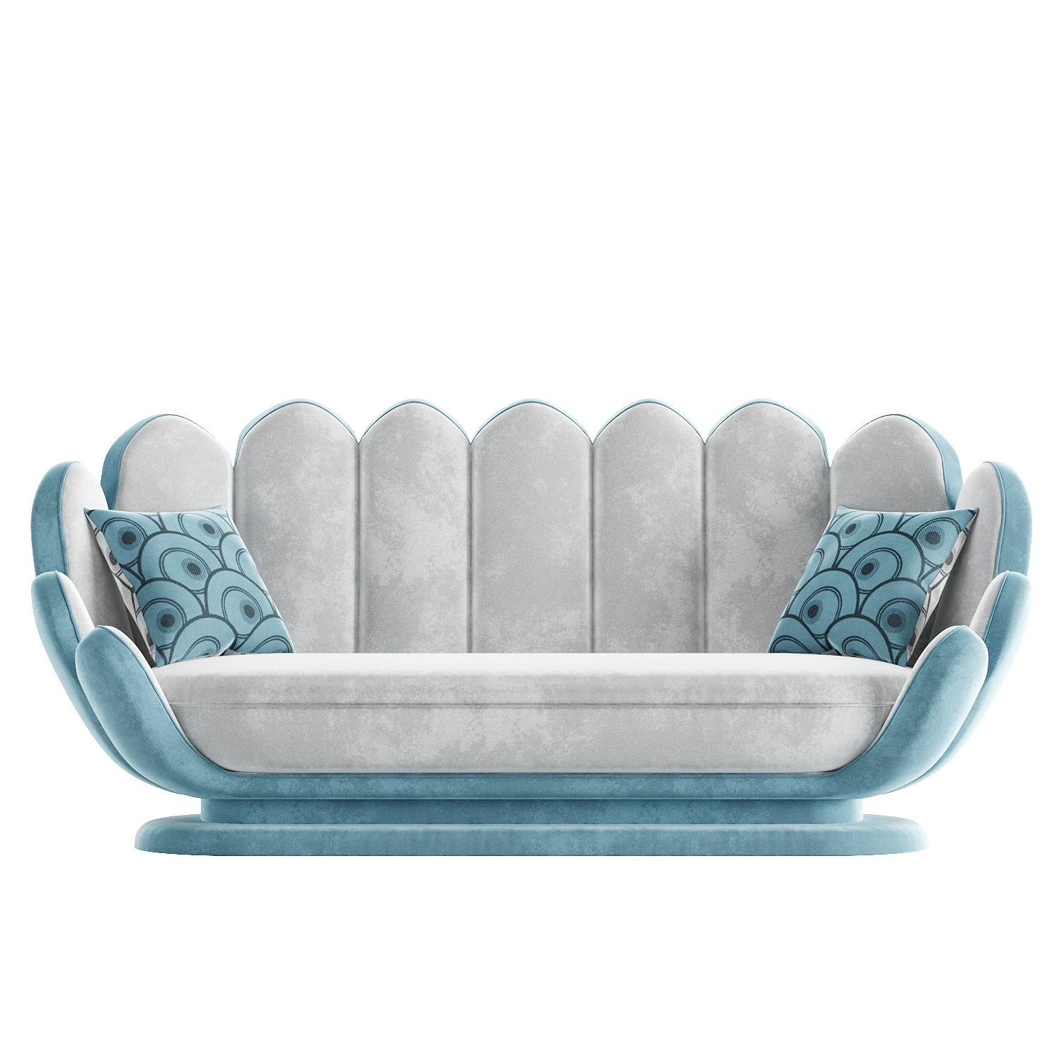LOTUS SOFA 3D Model .c4d .max .obj .3ds .fbx .stl .blend 