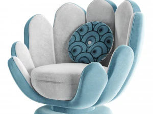 LOTUS ARMCHAIR 3D Model